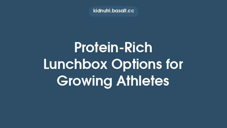 Protein‑Rich Lunchbox Options for Growing Athletes Thumbnail