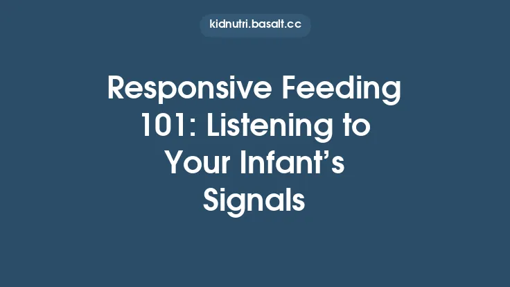 Responsive Feeding 101: Listening to Your Infant’s Signals Thumbnail