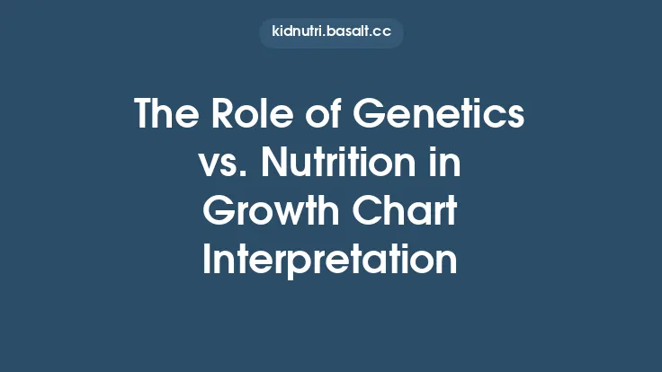 The Role of Genetics vs. Nutrition in Growth Chart Interpretation Thumbnail