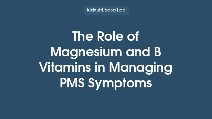 The Role of Magnesium and B Vitamins in Managing PMS Symptoms Thumbnail