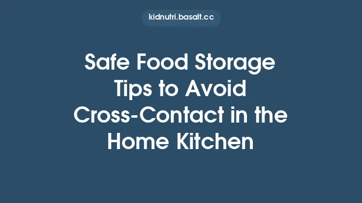 Safe Food Storage Tips to Avoid Cross‑Contact in the Home Kitchen Thumbnail