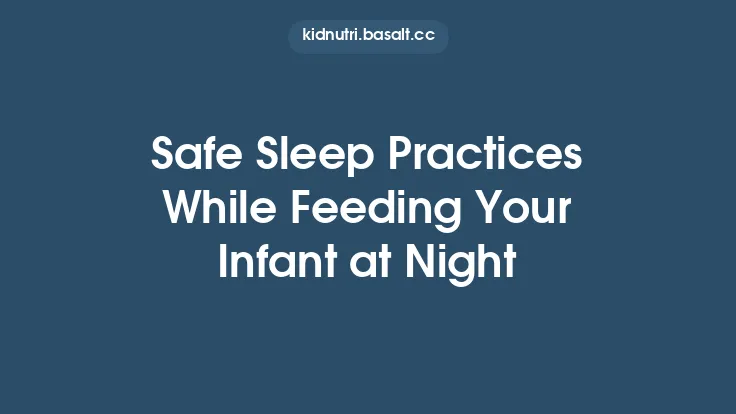Safe Sleep Practices While Feeding Your Infant at Night Thumbnail