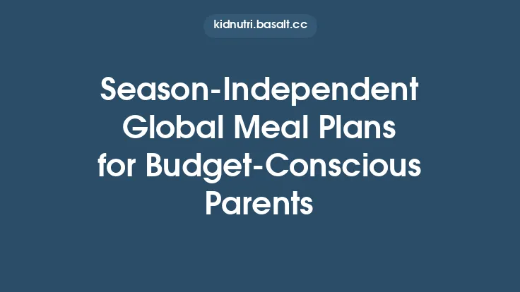 Season‑Independent Global Meal Plans for Budget‑Conscious Parents Thumbnail