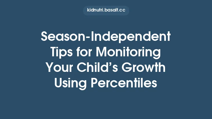 Season‑Independent Tips for Monitoring Your Child’s Growth Using Percentiles Thumbnail