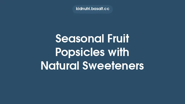 Seasonal Fruit Popsicles with Natural Sweeteners Thumbnail