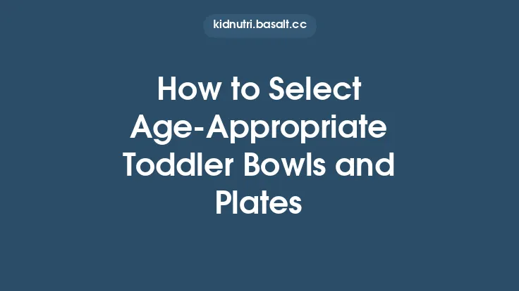 How to Select Age‑Appropriate Toddler Bowls and Plates Thumbnail