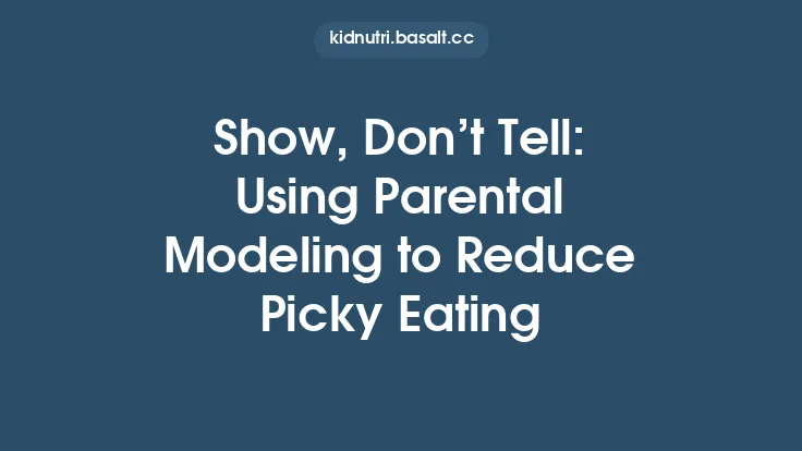 Show, Don’t Tell: Using Parental Modeling to Reduce Picky Eating Thumbnail