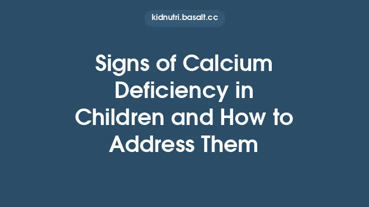 Signs of Calcium Deficiency in Children and How to Address Them Thumbnail