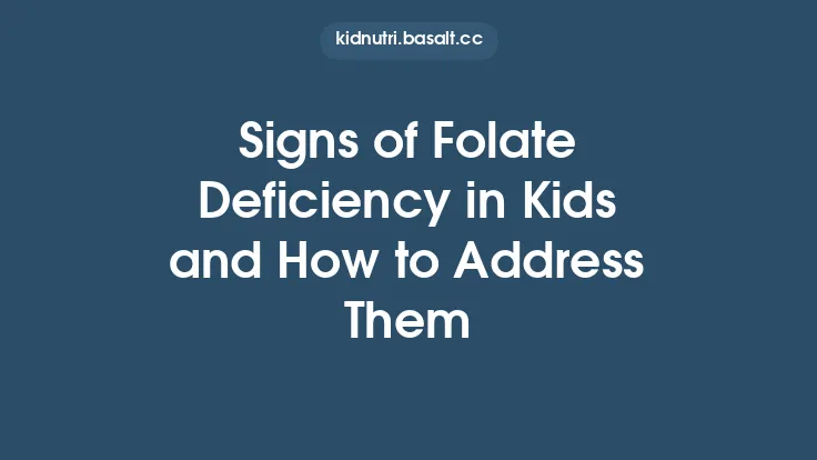 Signs of Folate Deficiency in Kids and How to Address Them Thumbnail