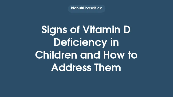 Signs of Vitamin D Deficiency in Children and How to Address Them Thumbnail