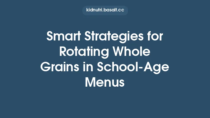 Smart Strategies for Rotating Whole Grains in School‑Age Menus Thumbnail