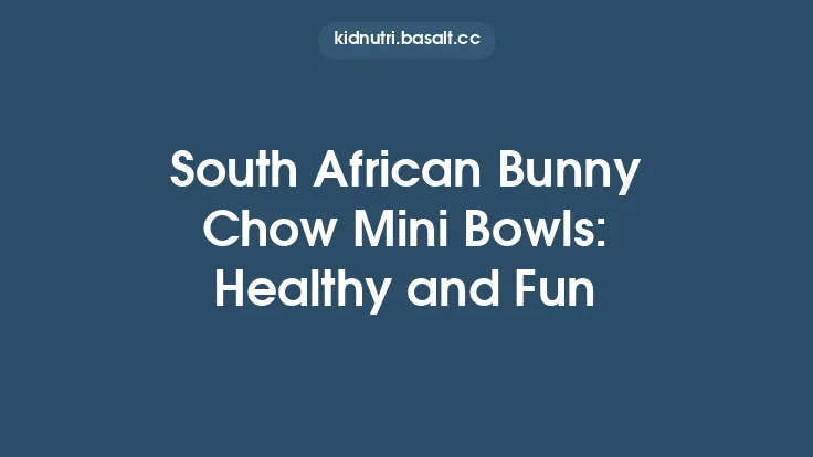 South African Bunny Chow Mini Bowls: Healthy and Fun Thumbnail
