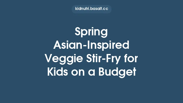 Spring Asian‑Inspired Veggie Stir‑Fry for Kids on a Budget Thumbnail