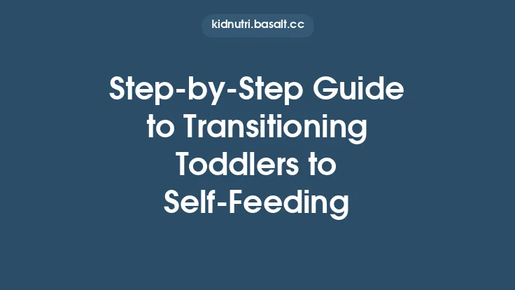 Step‑by‑Step Guide to Transitioning Toddlers to Self‑Feeding Thumbnail