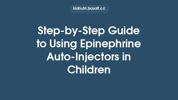 Step‑by‑Step Guide to Using Epinephrine Auto‑Injectors in Children Thumbnail