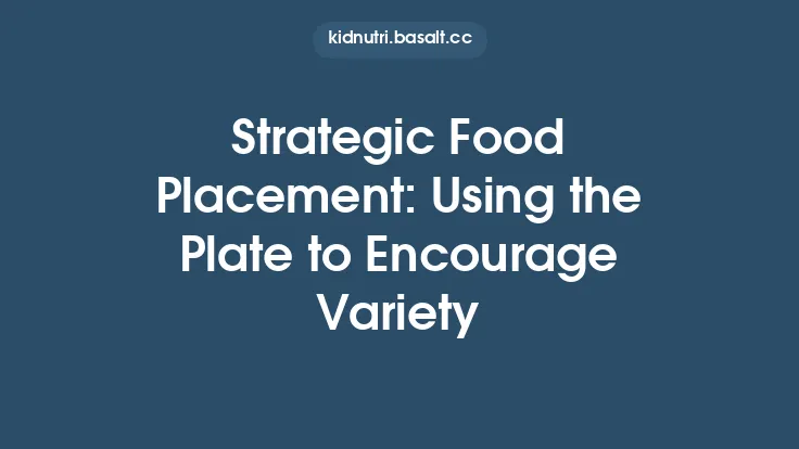 Strategic Food Placement: Using the Plate to Encourage Variety Thumbnail