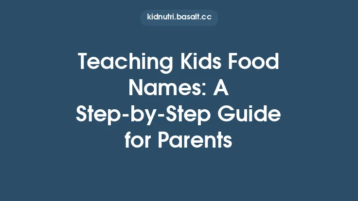 Teaching Kids Food Names: A Step‑by‑Step Guide for Parents Thumbnail