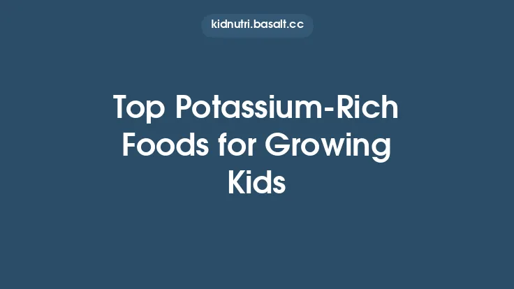 Top Potassium-Rich Foods for Growing Kids Thumbnail