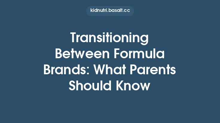 Transitioning Between Formula Brands: What Parents Should Know Thumbnail