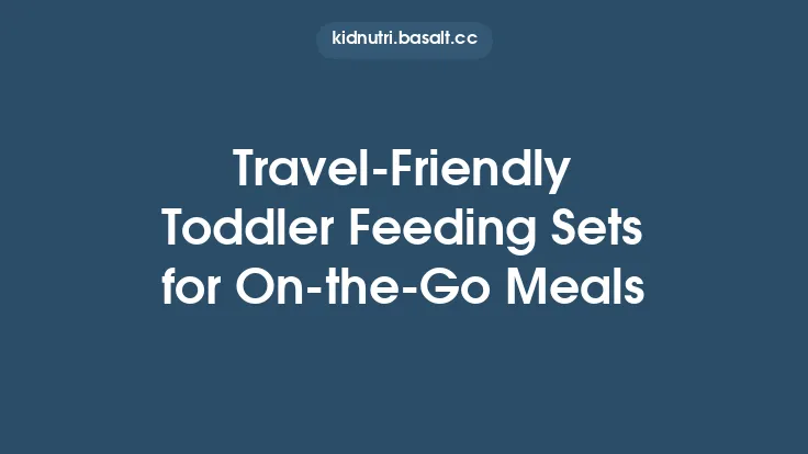 Travel‑Friendly Toddler Feeding Sets for On‑the‑Go Meals Thumbnail