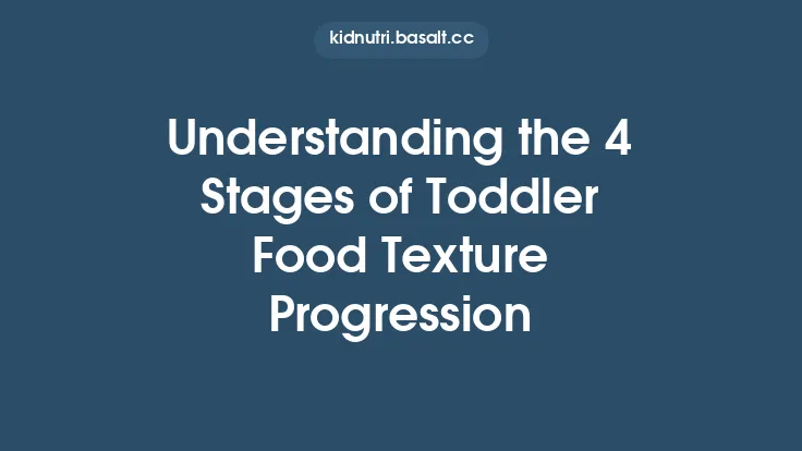 Understanding the 4 Stages of Toddler Food Texture Progression Thumbnail