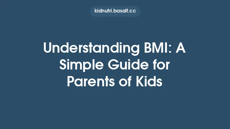 Understanding BMI: A Simple Guide for Parents of Kids Thumbnail