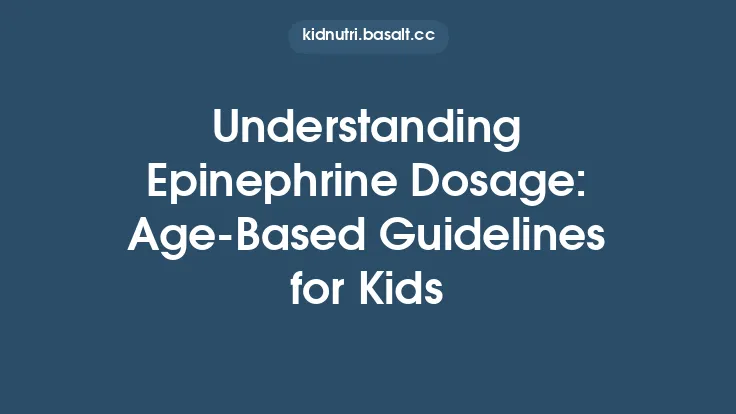 Understanding Epinephrine Dosage: Age‑Based Guidelines for Kids Thumbnail