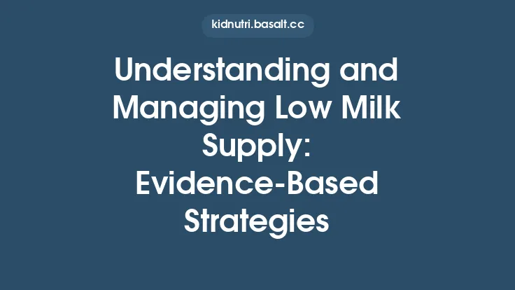 Understanding and Managing Low Milk Supply: Evidence‑Based Strategies Thumbnail