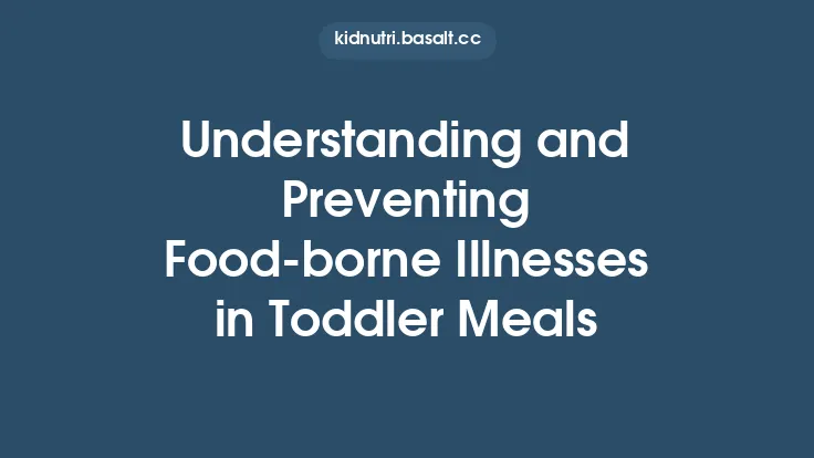 Understanding and Preventing Food‑borne Illnesses in Toddler Meals Thumbnail