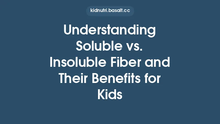 Understanding Soluble vs. Insoluble Fiber and Their Benefits for Kids Thumbnail
