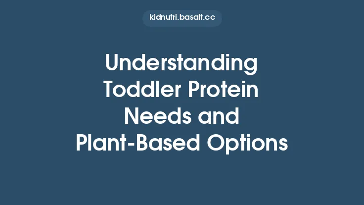 Understanding Toddler Protein Needs and Plant‑Based Options Thumbnail