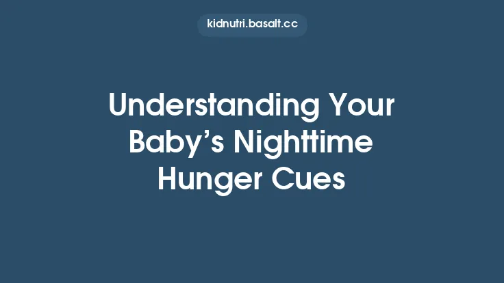 Understanding Your Baby’s Nighttime Hunger Cues Thumbnail