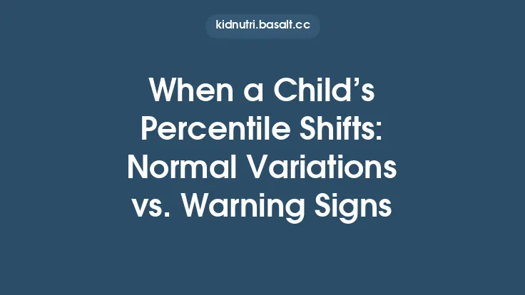 When a Child’s Percentile Shifts: Normal Variations vs. Warning Signs Thumbnail