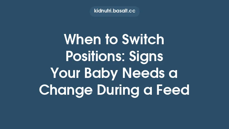 When to Switch Positions: Signs Your Baby Needs a Change During a Feed Thumbnail
