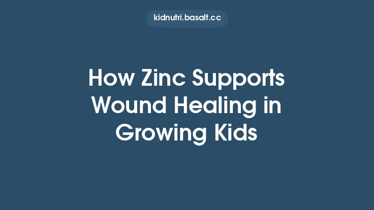 How Zinc Supports Wound Healing in Growing Kids Thumbnail